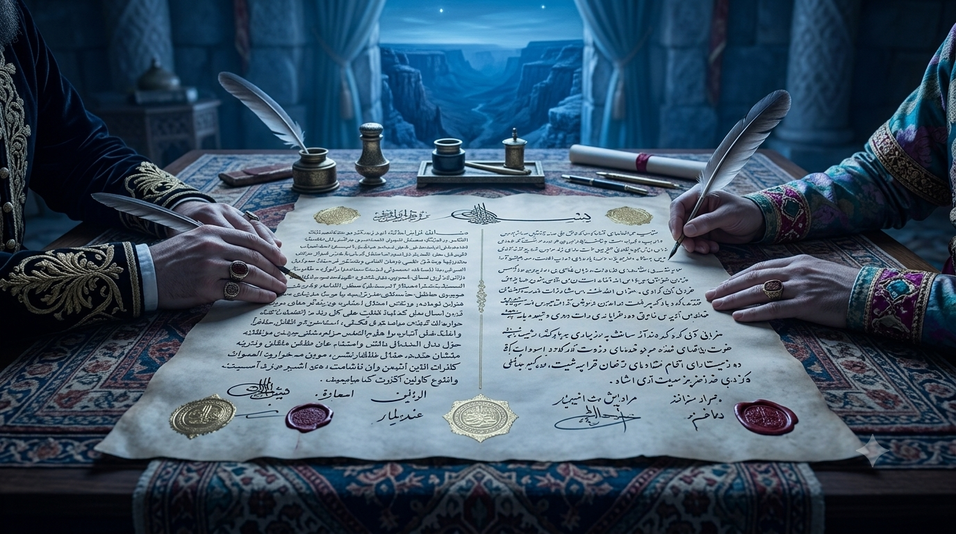 The Treaty of Zuhab (Qasr-e Shirin)